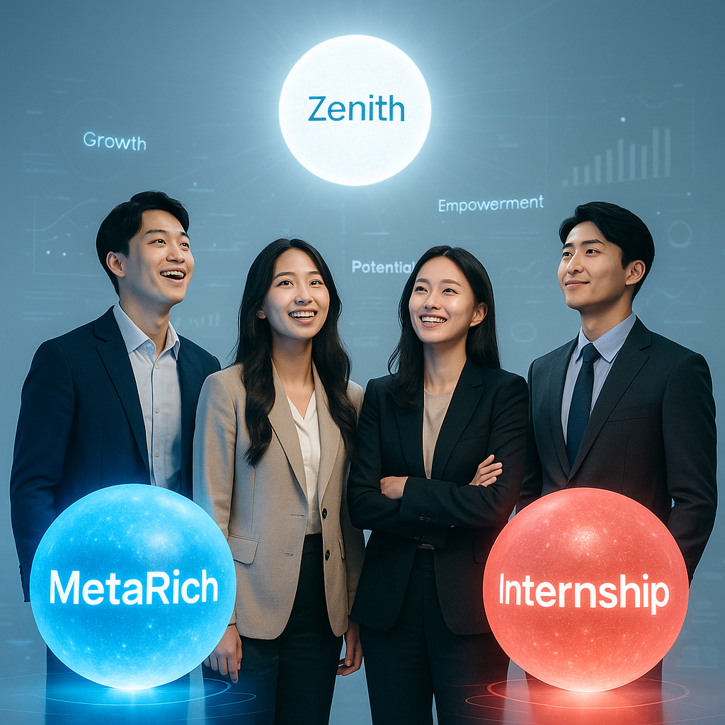 Zenith 성장 메인 비주얼